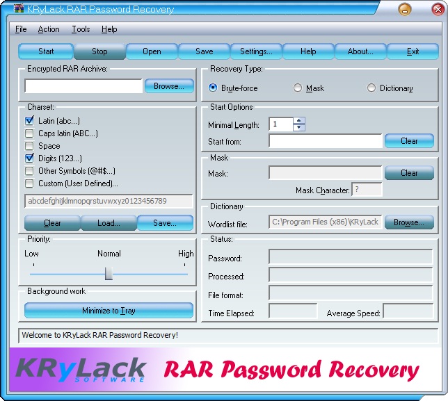 krylack rar password recovery 3.53.64 full cracked